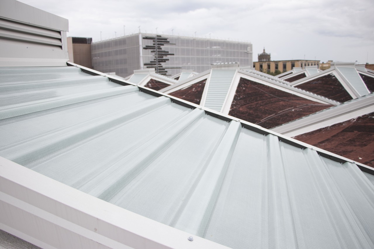 Acrylit roof panel
