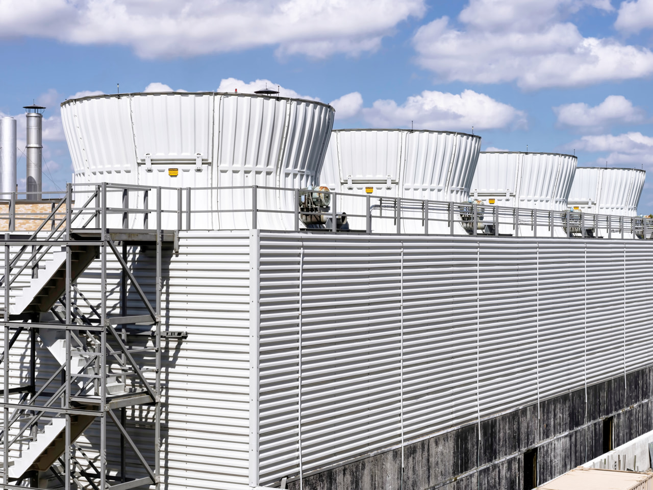 FRP cooling tower walls