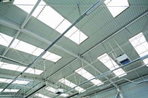 Corrugated panel roofing