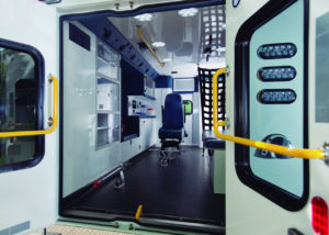 interior wall liner ambulance