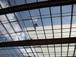 Walkable roof panel during construction
